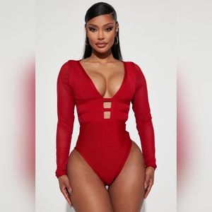 Sexy red Bodysuit